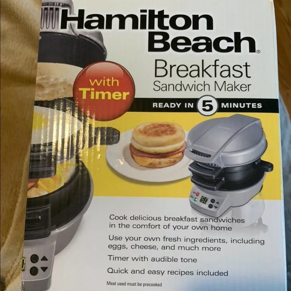 Hamilton Beach 25475A Breakfast Sandwich Toaster